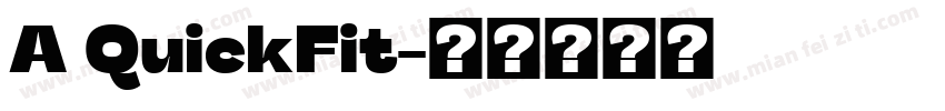 A QuickFit字体转换